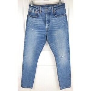 RUNS SMALL NWT Levis 501 original Jeans Stonewash Button Fly Sz 28”